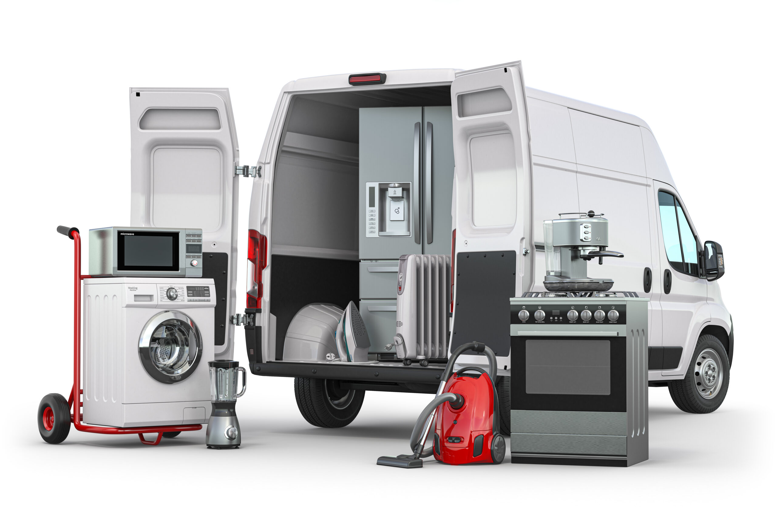 Appliance being moved by Remove team in Ireland