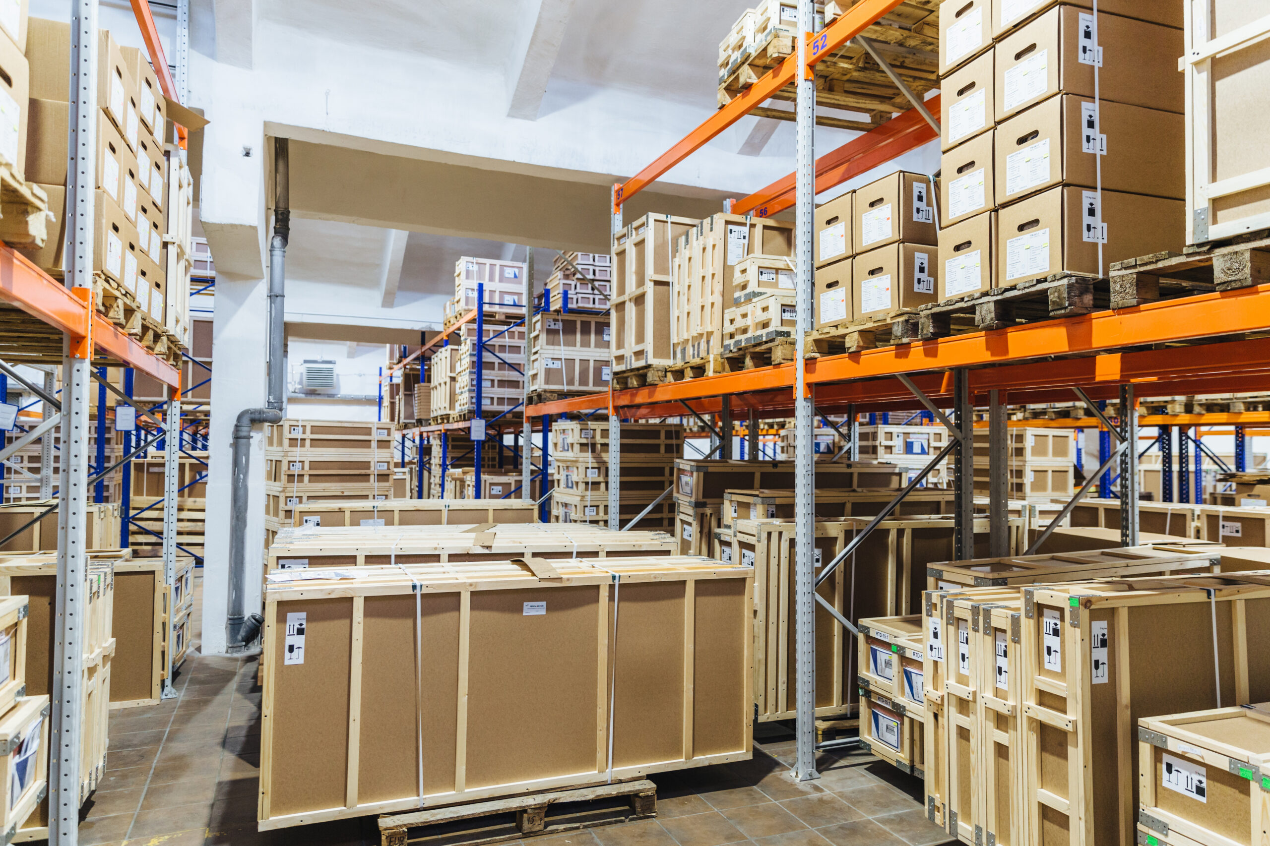 Storage warehouse operated by Remove in Dublin, Ireland